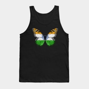 Indian Flag  Butterfly - Gift for Indian From India Tank Top